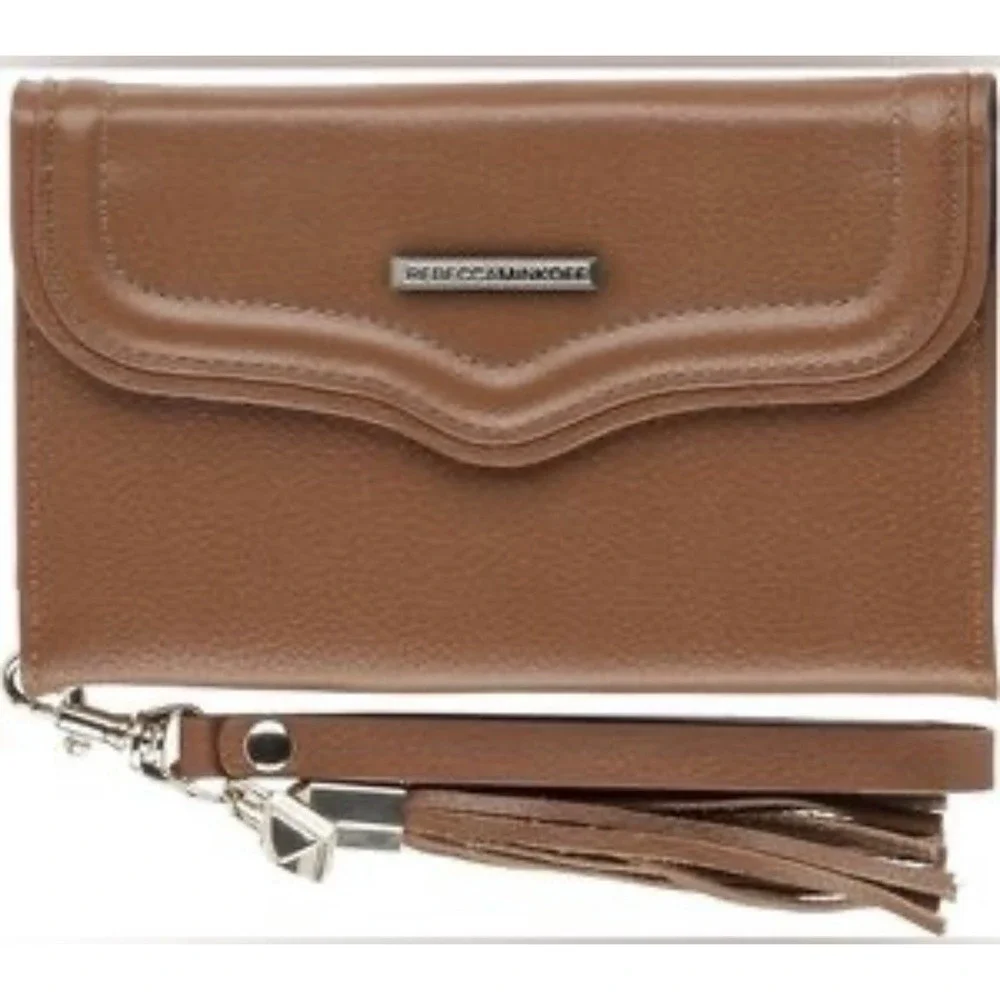 Rebecca Minkoff Universal Wristlet‎ Wallet Genuine Leather ID Credit Card Holder